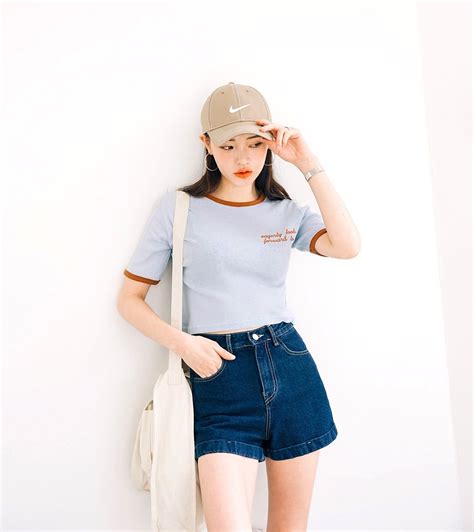 ootd ulzzang fashion harajuku fashion ulzzang style casual skirt outfits cute outfits ootd