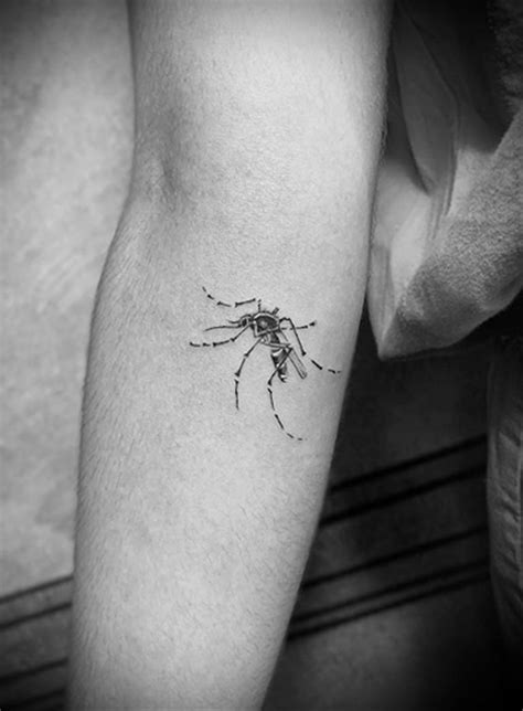 Фото тату комар 25042020 №051 Mosquito Tattoo