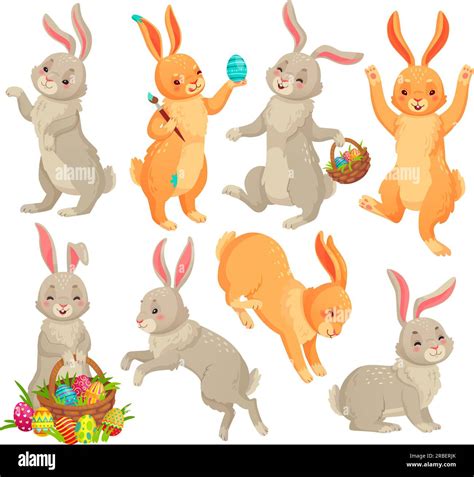 Easter Bunny Jumping Rabbit Dancing Funny Bunnies Animals And Rabbits