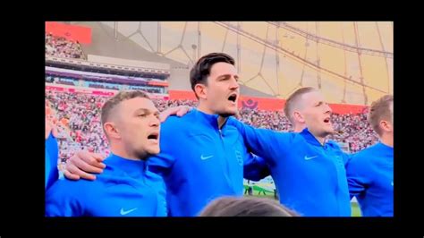 England National Anthem Vs Ir Iran Fifa World Cup Qatar 2022 Youtube