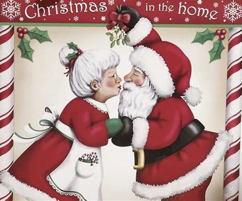 Mr And Mrs Claus Christmas Art Christmas Pictures Mrs Claus