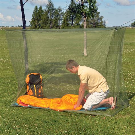 Coghlans Rectangular Mosquito Net Green Mesh Netting Protects From Insects Ebay