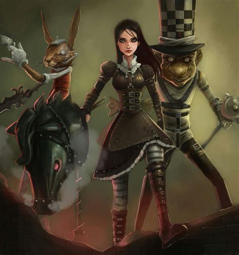 Madness Returns Concept Art Dark Alice In Wonderland Alice Liddell