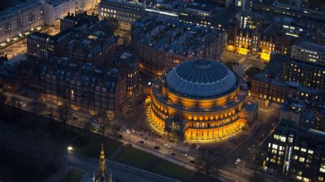 Aerial View Of The Royal Albert Hall In South Kensington London