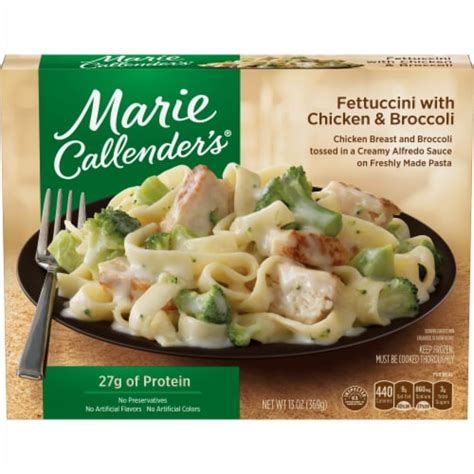 Marie Callender S Fettuccini With Chicken Broccoli Frozen Meal Oz Frys Food Stores