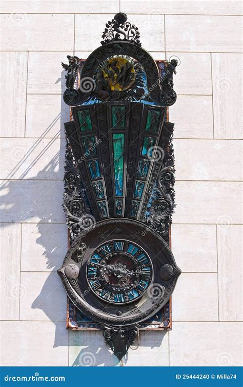 The Wonder Clock Of Lecce Puglia Italy Stock Photo Image Of