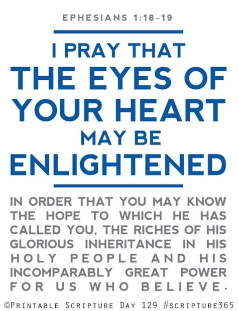 Ephesians 118 19 Open The Eyes Of My Heart 8x10in Diy Printable