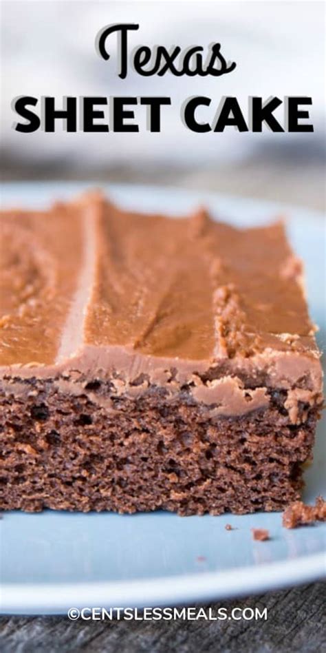 Easy Texas Sheet Cake Recipe Rich And Chocolatey Centsless Meals