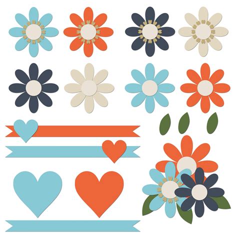 Flowers And Hearts Clipart Free Stock Photo Public Domain Pictures