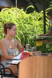 Kimberley Garner In Grey Hotpants Hotel Martinez In Cannes CelebMafia