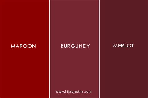 80 Konsep Warna Maroon Warna Dasar