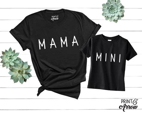 Mommy And Me Outfits Mama And Mini Shirts Mini Me Shirt Etsy