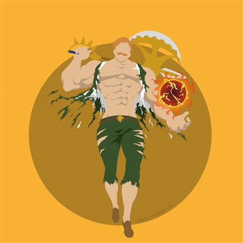 Maybe you would like to learn more about one of these? Desktop wallpaper minimal, escanor, the seven deadly sins, artwork, anime boy, hd image, picture ...