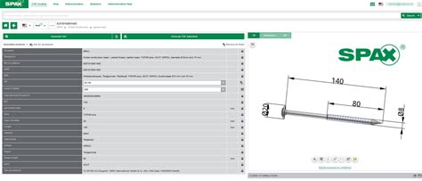 New Spax Bim Portal Powered By Cadenas Offers Cad Data Of Screws