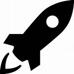 Rocket Icon Icons Svg Launching Vector Transport