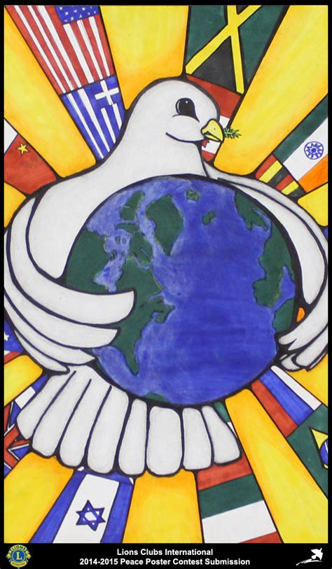 World Peace Poster Drawing Easy Antena 3 You Ll Be Amazed How Easy It Is