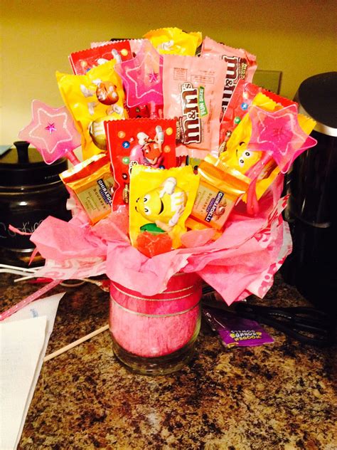 See more ideas about chocolate bouquet, bouquet, chocolate. Candy bouquet :) | Valentine gift baskets, Candy bouquet ...
