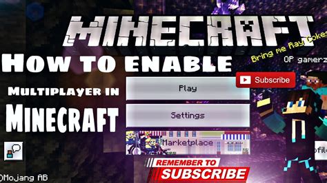 How To Enable Multiplayer In Minecraft Ft Overwatch Youtube