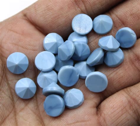 10 Pieces Natural Blue Opal Gemstone Great Quality Gemstone Etsy