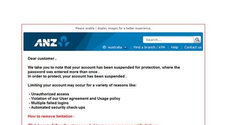 Anz credit card fraud protection. Dangerous ANZ Bank Account Suspended Email Scam