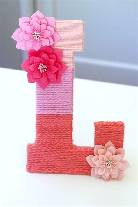 Learn How To Make Gorgeous Yarn Wrapped Letters The Whoot