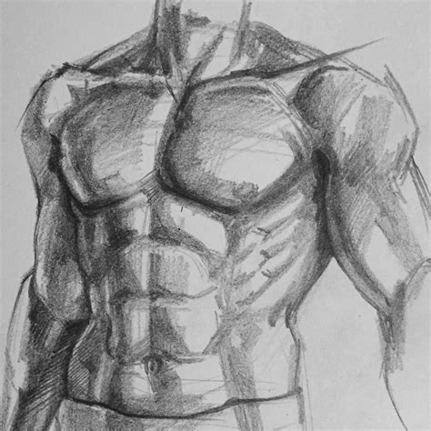 How To Draw A Guy With Muscles Henson Offes