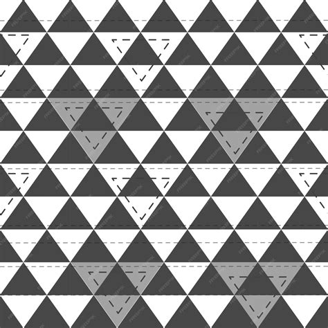Premium Vector Seamless Abstract Pattern Background With Grey Triangle