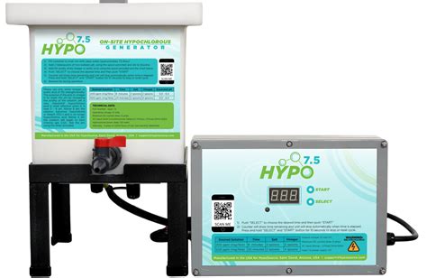 Hypo 75 Hypochlorous Acid Hocl Generator Makes 75 L 2 Gal At