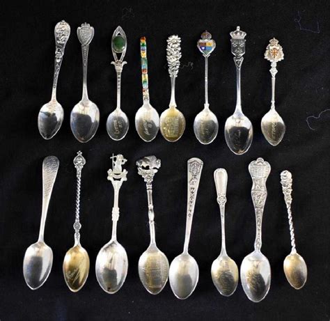 Antique Sterling Silver Collectors Spoons