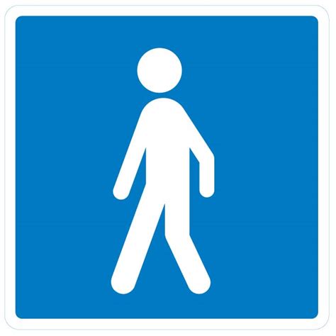 Pedestrian Sign Royalty Free Stock Svg Vector And Clip Art