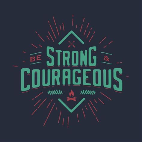Check Out This Awesome Bestrongandcourageous Design On Teepublic