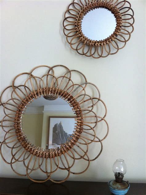 Get bathroom mirrors from target to save money and time. set of five rattan sunburst mirrors by the forest & co ...