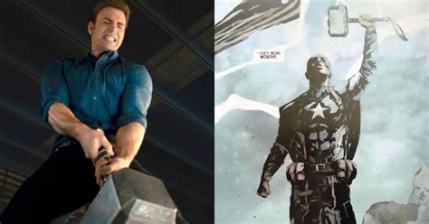 Hilarious Fan Theory Explains Why Captain America Couldnt Lift Thors