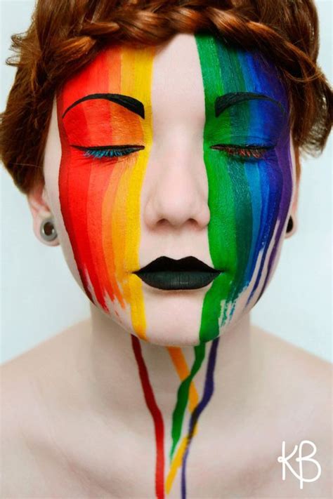 Dripping Rainbow Body Paint Body Paint Pinterest Face Paintings
