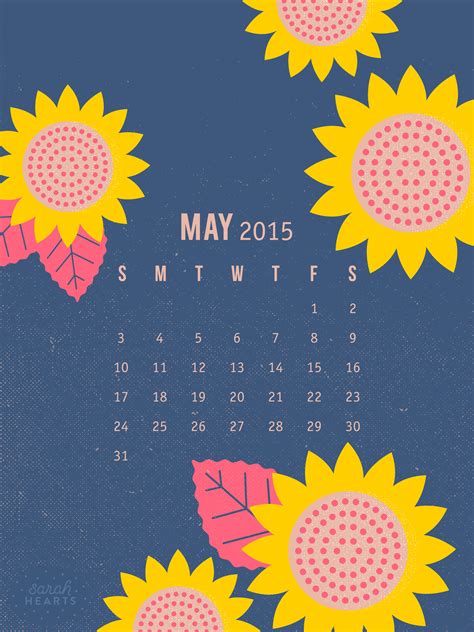 May 2015 Calendar Wallpaper Sarah Hearts