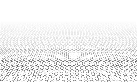 Free Vector Perspective Hexagon Grid Pattern