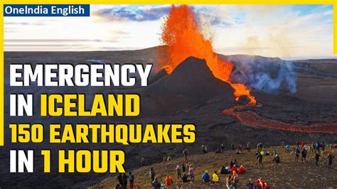 Iceland Declares Emergency As Earthquakes One News Page Video