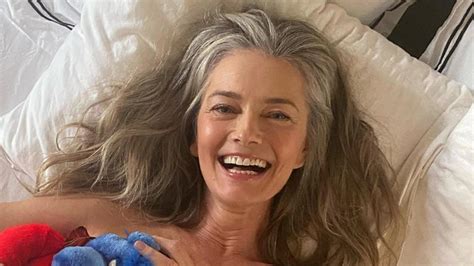 Paulina Porizkova Celebrates Th Birthday With Nude Photo In Bed