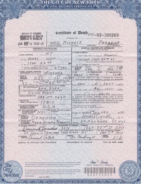 Nyc Long Form Birth Certificate