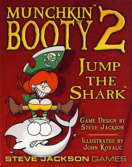 Steve Jackson Games Munchkin Booty 2 Jump The Shark Revised Edition Toys And Games