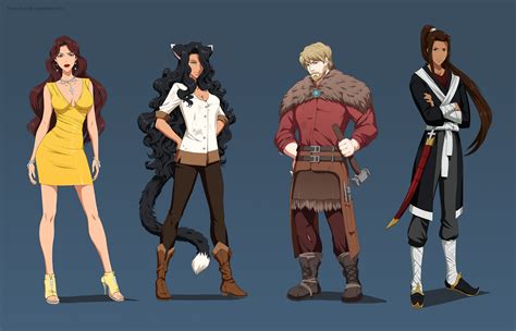 Commission Character Designs By Precia T On Deviantart