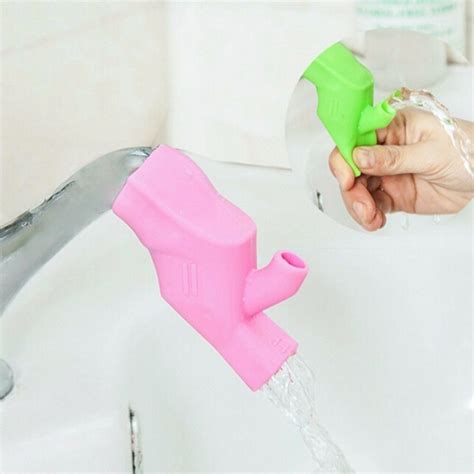 Hight Quality Silicone Faucet Extender Toddler Kids Water Reach Faucet