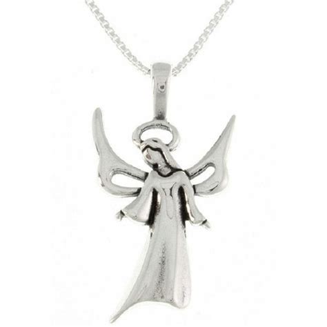 Shop Sterling Silver Angel Necklace Free Shipping On Orders Over 45