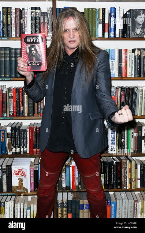 Singer Sebastian Bach Attends The Book Signing Of 18 And Life On Skid