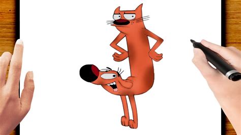 Como Desenhar O Personagem Catdog Personagem Cartoon Youtube