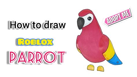 Drawing Adopt Me Pets Parrot