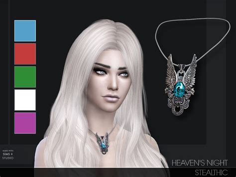 Metal Jewelry Sets The Sims 4 Wings Sets P7 Sims4 Clove Share
