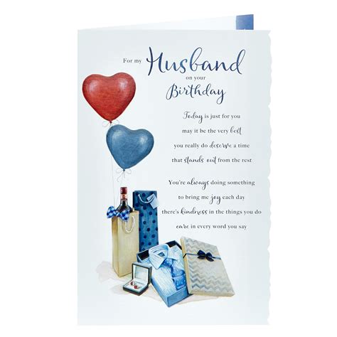 Electronic gift cards are available for purchase online. Buy Birthday Card - For My Husband for GBP 0.99 | Card Factory UK