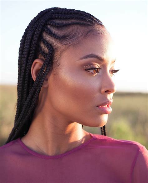 The top has added volume at the roots while the sides and straight and sleek for a fab finish. #BraidedUpforTheSummer 19 Magnificent Braided Styles To Rock This Summer And Beyond | Natural ...