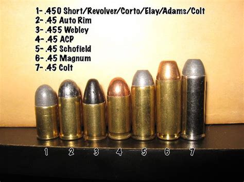 Whats The Difference Between Different 45 Caliber Cartridges Could
